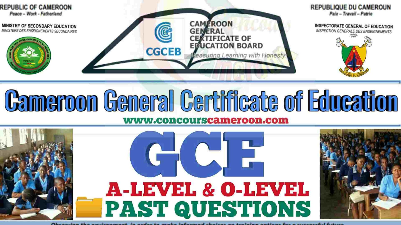 Cameroon GCE Ordinary Level Biology Past Questions free Download