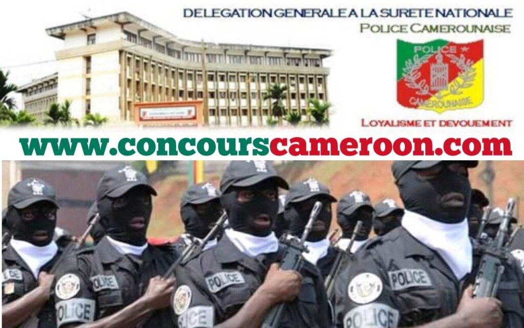 Concours recrutement Police Cameroun 2023/2024